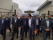 وزیر کشور از مخازن نگهداری روغن نباتی طلوع سبز خاتم در نوشهر بازدید کرد