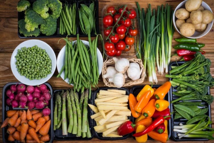 خواص سبزیجات مختلف