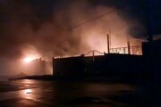 آتش سوزی در کارخانه لبنیات پاک + جزئییات