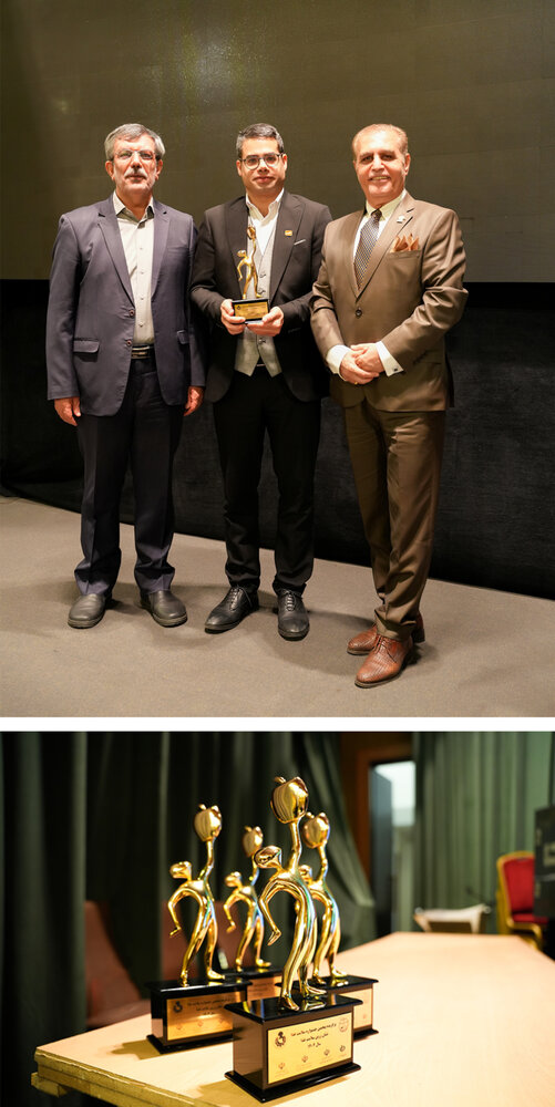 صنایع غذایی تانیس نشان زرین سلامت غذا کسب کرد