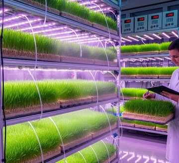 علوفه هیدروپونیک در تغذیه دام + روش تولید علوفه هیدروپونیک