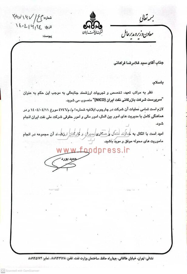 سرپرست جدید «نیکو» معرفی شد