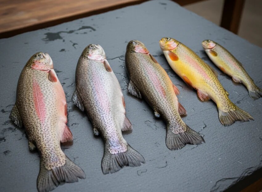 انواع ماهی قزل الا