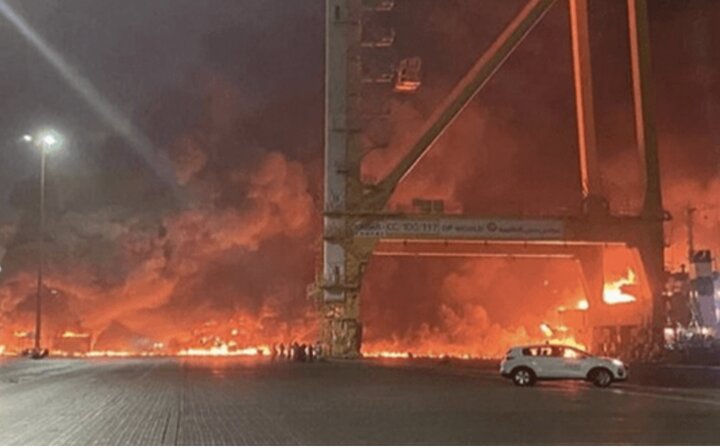 بزرگترین بندر غرب آسیا تعطیل شد