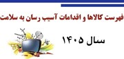 لیست کالاهای آسیب رسان سال ۱۴۰۵ اعلام شد +جزییات