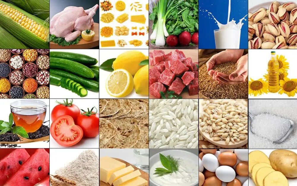 تفاوت صادرات مواد غذایی با صادرات محصولات کشاورزی