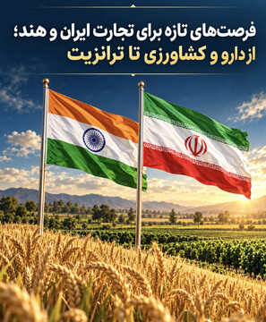 فرصت‌های تازه برای تجارت ایران و هند؛ از دارو و کشاورزی تا ترانزیت
