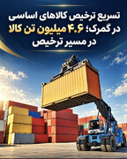 تسریع ترخیص کالاهای اساسی در گمرک؛ ۴.۶ میلیون تن کالا در مسیر ترخیص