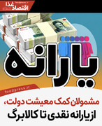 مشمولان کمک معیشت دولت، از یارانه نقدی تا کالابرگ