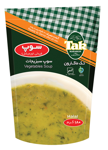 محصول جدید "سوپ نیمه آماده تک ماکارون " به بازار عرضه شد