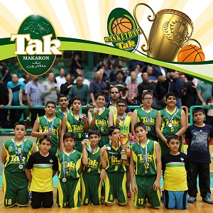نایب قهرمانی تیم مینی بسکتبال تک ماکارون در معتبرترین لیگ بسکتبال سنین پایه ایران