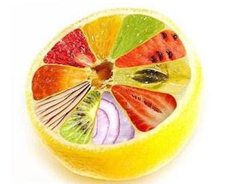 رنگ میوه‌ها نشانه چه نوع ویتامینی است